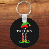 Professor Elf Christmas Family Matching Funny Love Schlüsselanhänger (Vorderseite)