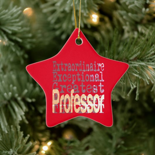 Professor Extraordinaire Keramik Ornament (Baum)
