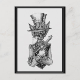 Professor Felis Catus Postkarte