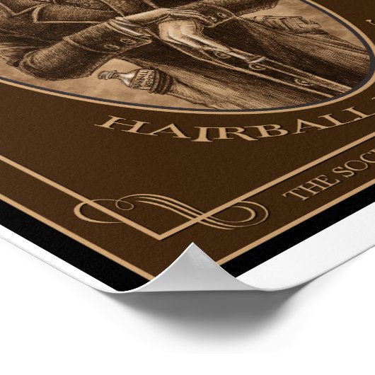 Professor Felis DOmesticus Poster (Ecke)