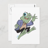 Professor Frog Postkarte (Vorne/Hinten)