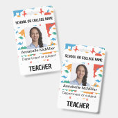 Professor für Dinosaur Ausweis (Vorder- & Rückseite)