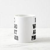 Professor für harte Arbeit Kaffeetasse (Mittel)