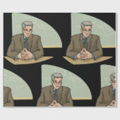 Professor für Klassenwrapping Geschenkpapier (Flach)