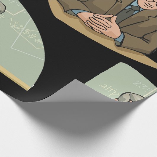 Professor für Klassenwrapping Geschenkpapier