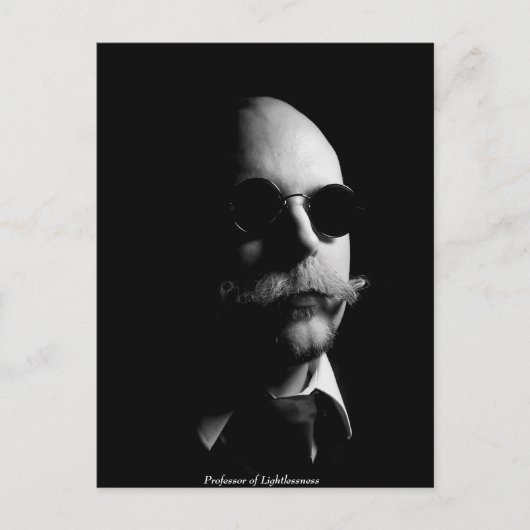 Professor für Leichtgläubigkeit Postkarte (Vorderseite)