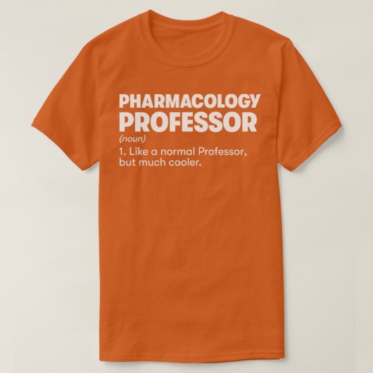 Professor für Pharmakologie1 T-Shirt (Design vorne)