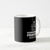 Professor für Pharmakologie, angeregt durch Kaffee Kaffeetasse (VorderseiteRechts)