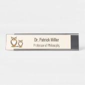Professor für Weiße Philosophie Schreibtischnamensplakette (Vorderseite )