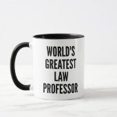 Professor für weltbestes Recht Tasse (Links)