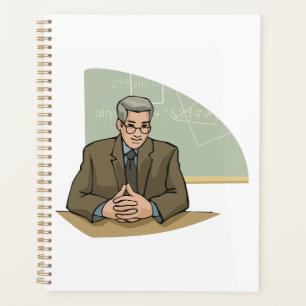 Professor Gelehrter männlicher Erzieher Lehrer Planer