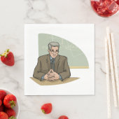 Professor in der Klasse Napkins Serviette (Beispiel)