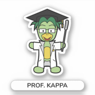 Professor Kappa, Doktor der Yokai-Studien Aufkleber
