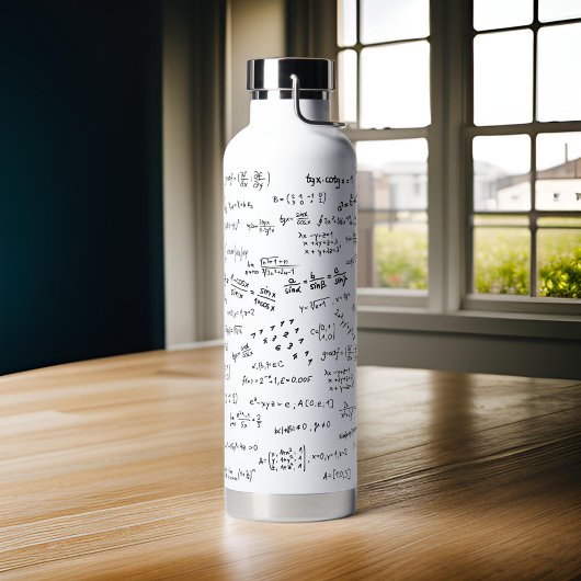 Professor Lehrer Mathematics Formel Gleichungen Trinkflasche