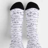 Professor Lehrer Mathematische Formel Gleichungen Socken (Oben)
