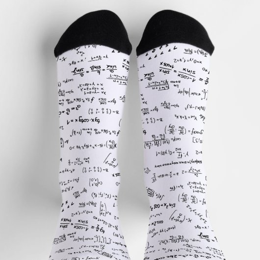 Professor Lehrer Mathematische Formel Gleichungen Socken (Oben)