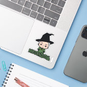 Professor McGonagall Cartoon Art Aufkleber (Laptop mit iPhone)
