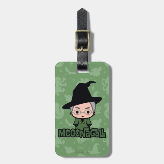 Professor McGonagall Cartoon Art Gepäckanhänger (Vorderseite vertikal)