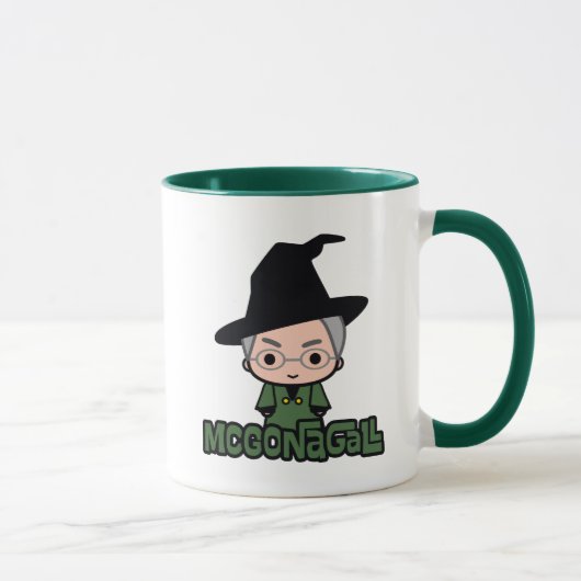 Professor McGonagall Cartoon Art Tasse (Rechts)