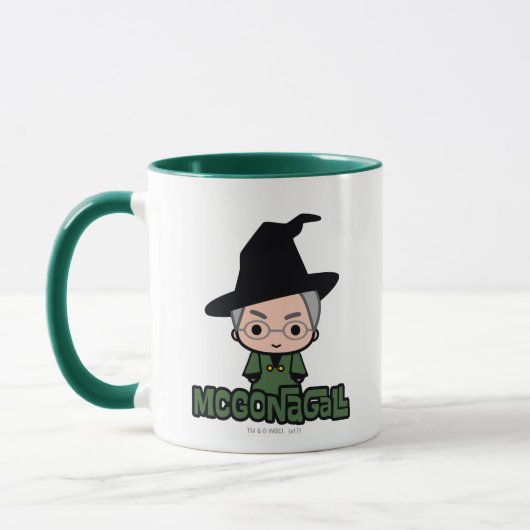 Professor McGonagall Cartoon Art Tasse (Links)