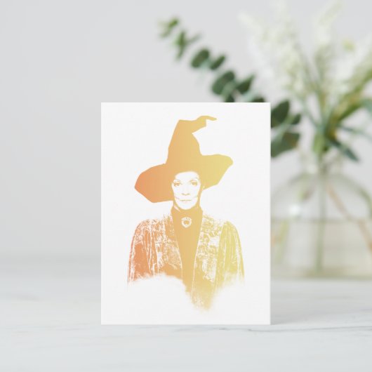Professor Minerva McGonagall Postkarte (Stehend Vorderseite)
