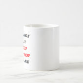 Professor mit voller Festanstellung Kaffeetasse (Mittel)