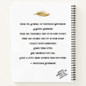Professor Nevermore's Journal of Curious Things Notizblock (Rückseite)