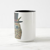 Professor Owl the Dapper Avian Scientist Tasse (Zentrum)
