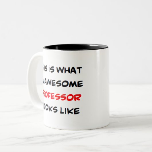 Professor, phantastisch zweifarbige tasse (Vorderseite Links)