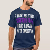 Professor Plum Library Candlestick - Clue Shirt (Vorderseite)