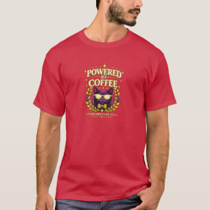Professor Purr-Ple™ – Angetrieben von Kaffee T-Shirt
