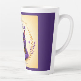 Professor Purr-Ple™ – Dream Bigger Latte Tasse