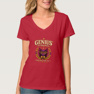 Professor Purr-Ple™ – Genie in Entwicklung T-Shirt