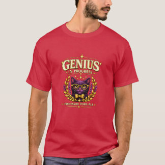 Professor Purr-Ple™ – Genie in Entwicklung T-Shirt