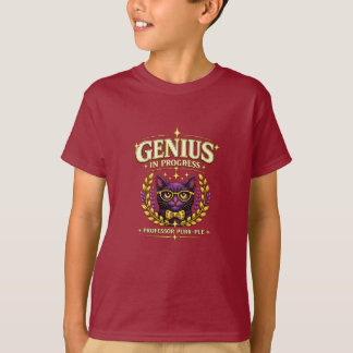 Professor Purr-Ple™ – Genie in Entwicklung T-Shirt