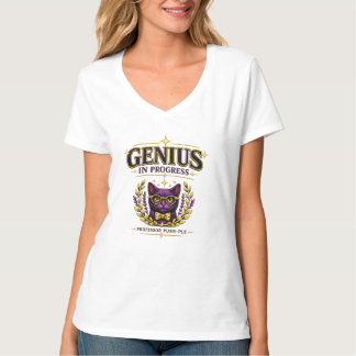 Professor Purr-Ple™ – Genie in Entwicklung T-Shirt