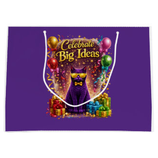 Professor Purr-ple™ Geschenktüte „Große Ideen feie