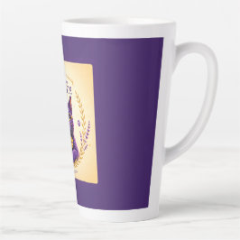 Professor Purr-Ple™ Latte-Tasse – Bleib neugierig Milchtasse