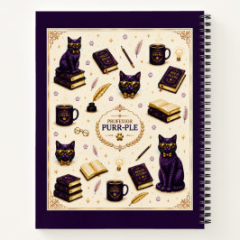Professor Purr-Ple™ Spiralblock Notizblock