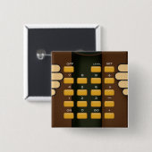 Professor Rechner Button (Vorne & Hinten)