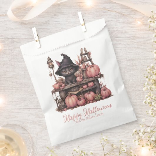 Professor Salem Black Cat Hexe Happy Halloween Geschenktütchen (Ausgeschnitten)