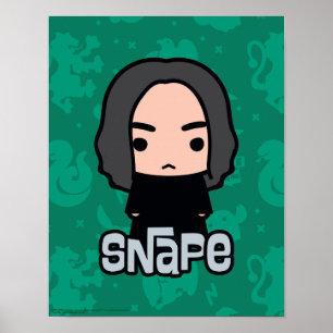 Professor Snape Cartoon Art Poster