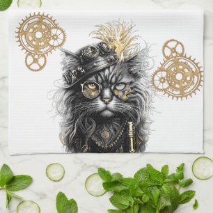 Professor Sprocket-Paws Geschirrtuch