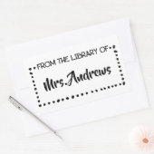 Professor Teacher Art Property Class Art Studium Rechteckiger Aufkleber (Umschlag)