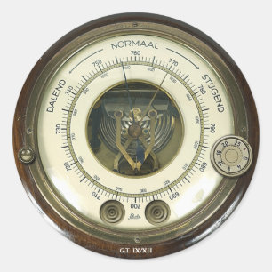 Professor Temples Baraethiometer-Aufkleber Runder Aufkleber