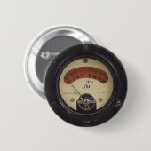 Professor Temples Raytheometer-Anstecknadel Button (Vorne & Hinten)