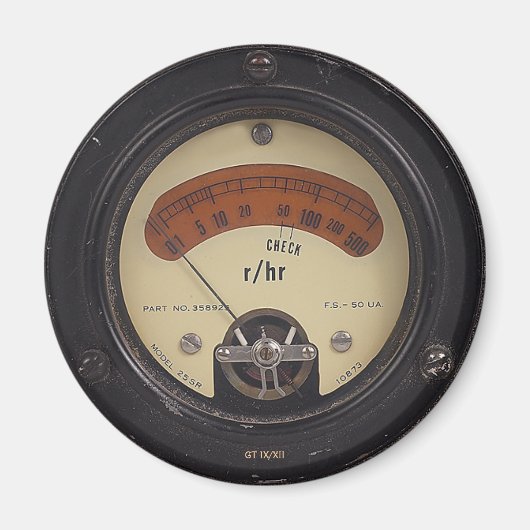 Professor Temple's Raytheometer Magnet (Vorne)