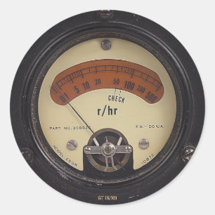 Professor Temples Raytheometer Sticker