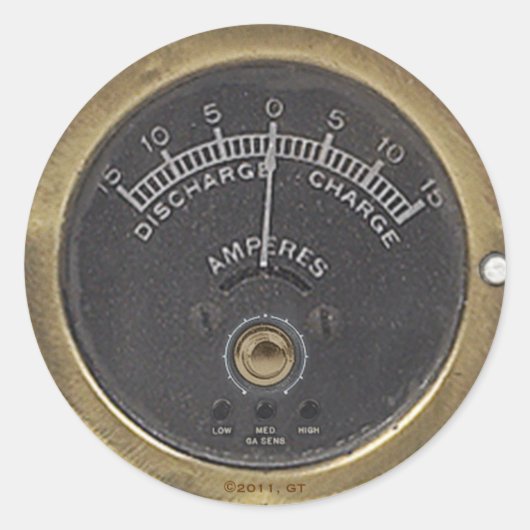 Professor Temple's Reprocating Amstadt Runder Aufkleber (Vorderseite)