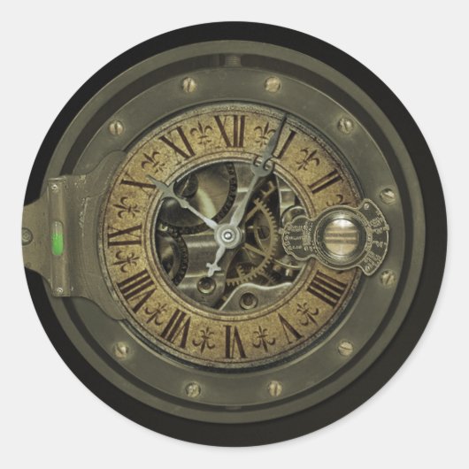 Professor Temple's Transtemporator Runder Aufkleber (Vorderseite)